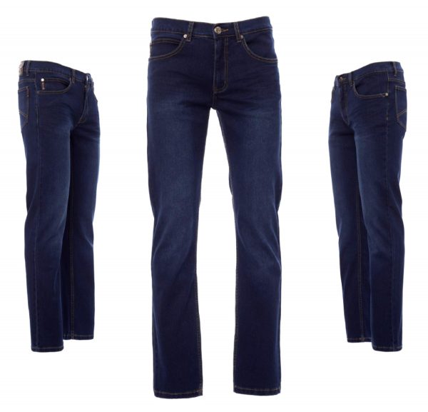 Jeans Denim Stretch Herren dunkelblau Regulair fit