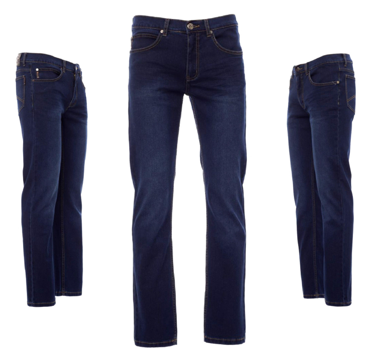 Jeans Denim Stretch Herren dunkelblau Regulair fit