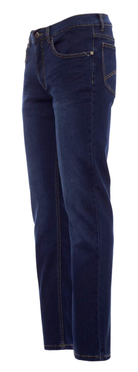 Jeans dunkelblau Denim Stretch stonewashed Herren – Bild 4