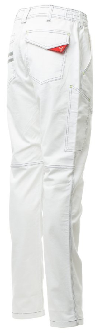 Cargohose Arbeitshose Herren Bundhose Baumwolle weiß mit Lock-System – Bild 4