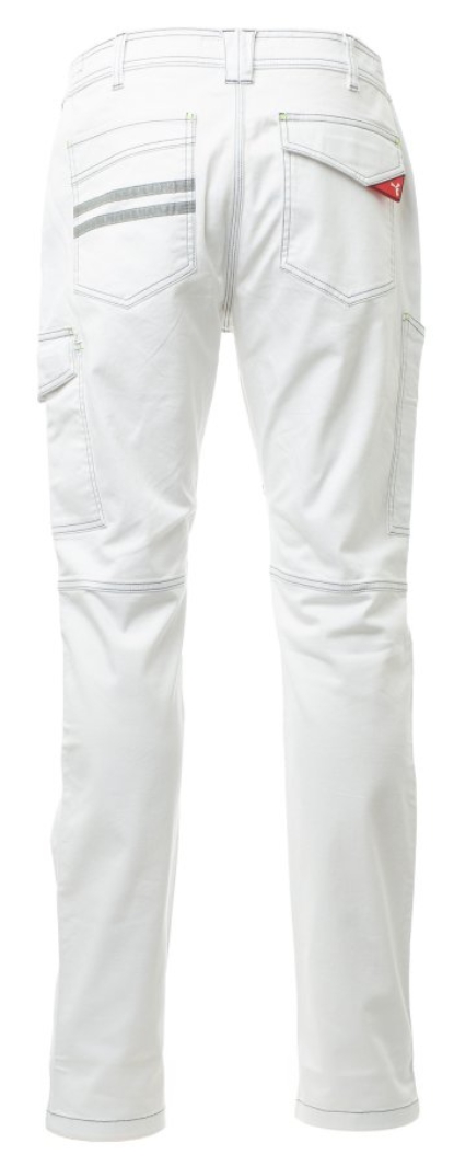 Cargohose Arbeitshose Herren Bundhose Baumwolle weiß mit Lock-System – Bild 2