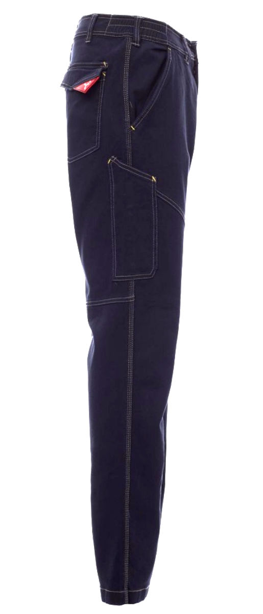 Cargohose Arbeitshose Herren Bundhose Baumwolle marine mit Lock-System – Bild 3