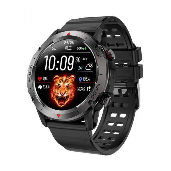 NX9 Smart Watch 1,39" IPS-Bildschirm Gesundheitsfunktionen Sport und Wandern