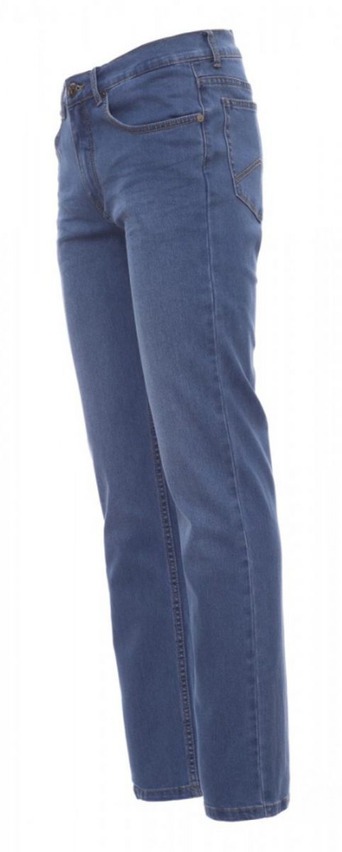 Jeans hellblau Denim Stretch stonewashed Herren – Bild 4