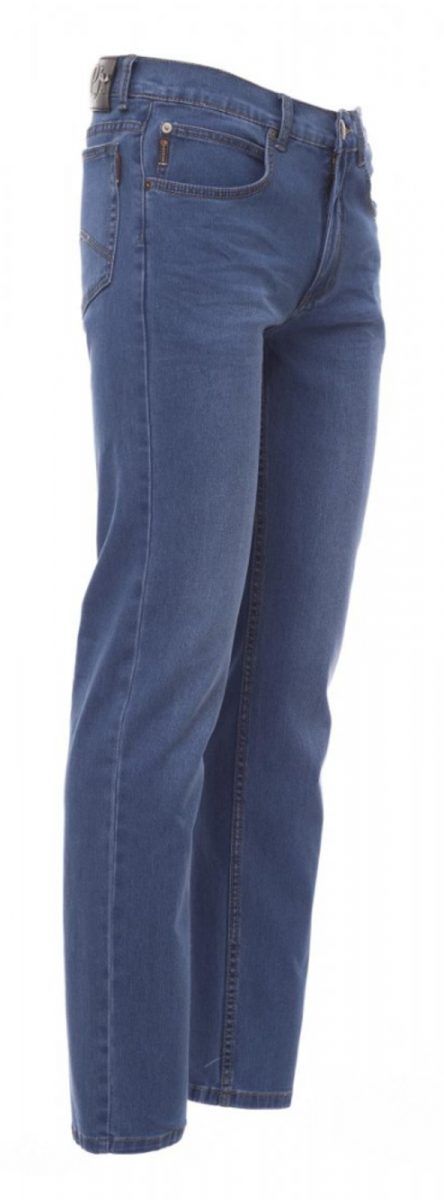 Jeans hellblau Denim Stretch stonewashed Herren – Bild 6