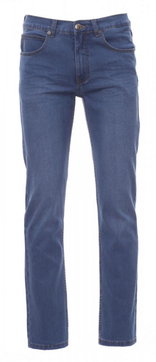 Jeans hellblau Denim Stretch stonewashed Herren – Bild 7