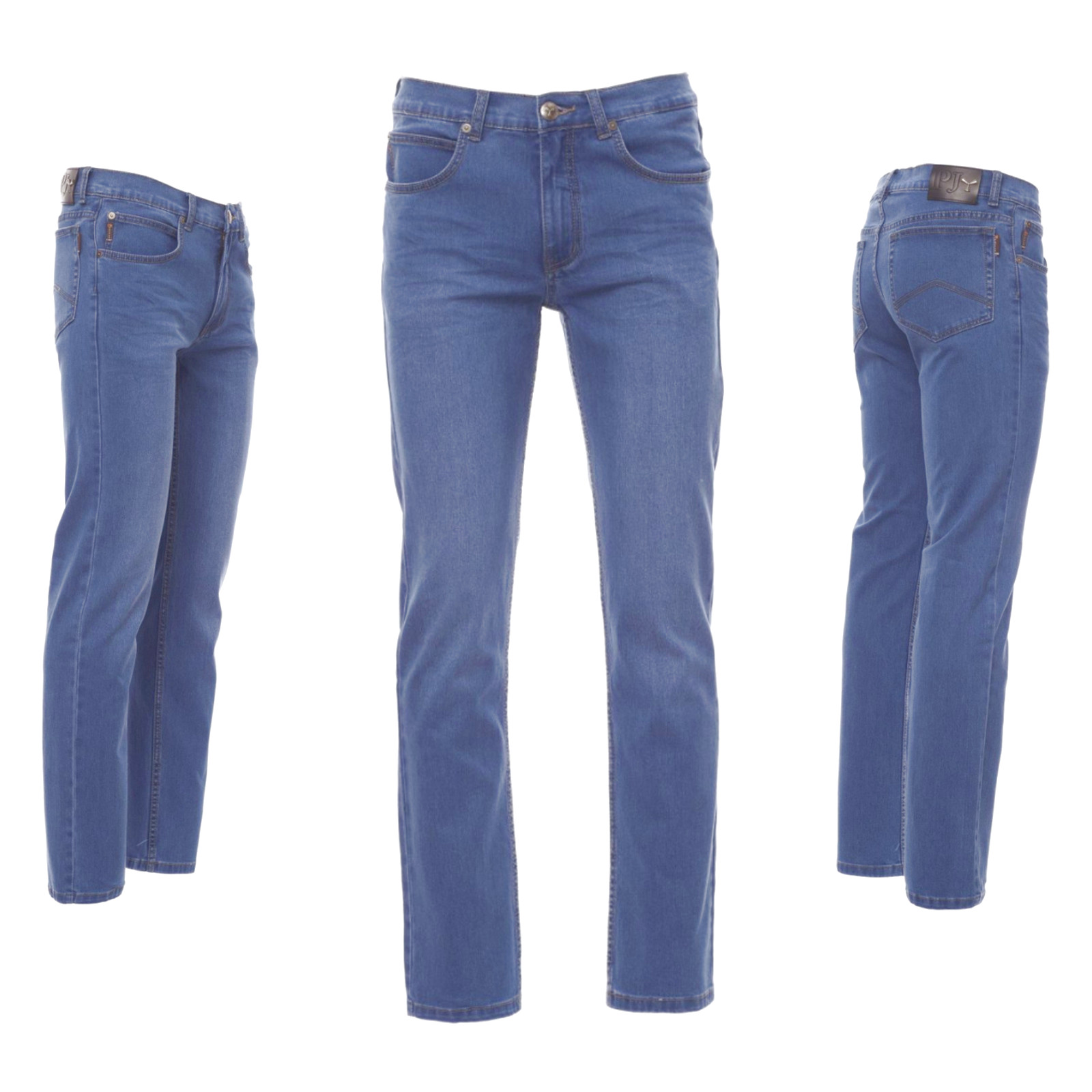 Jeans Hose Stretch Denim blau Herren Regulair fit 405gr-m², qualitativ hochwertige Jeans