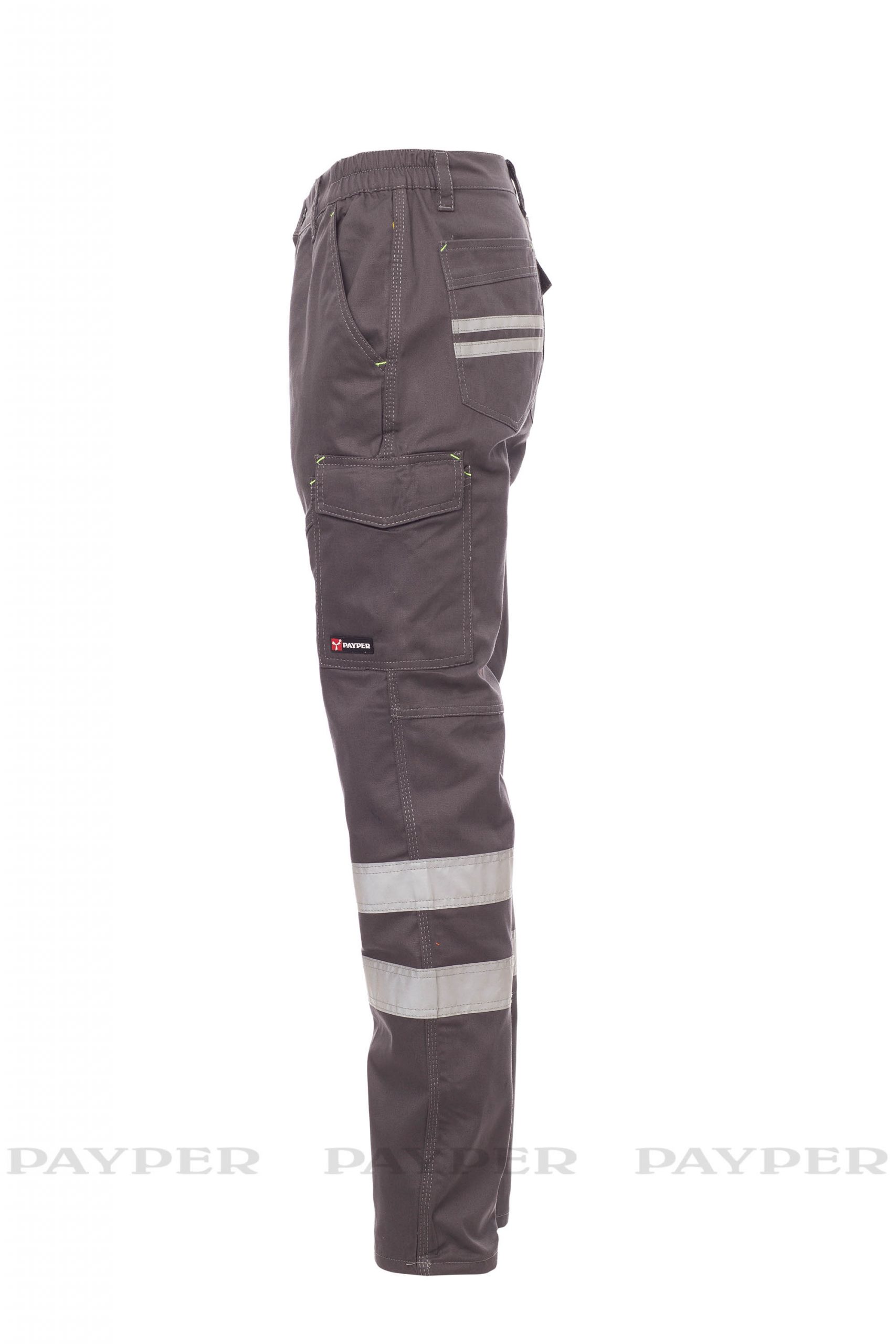 Cargohose Reflex Arbeitshose Bundhose Baumwolle Lock System Reflexbänder – Bild 11