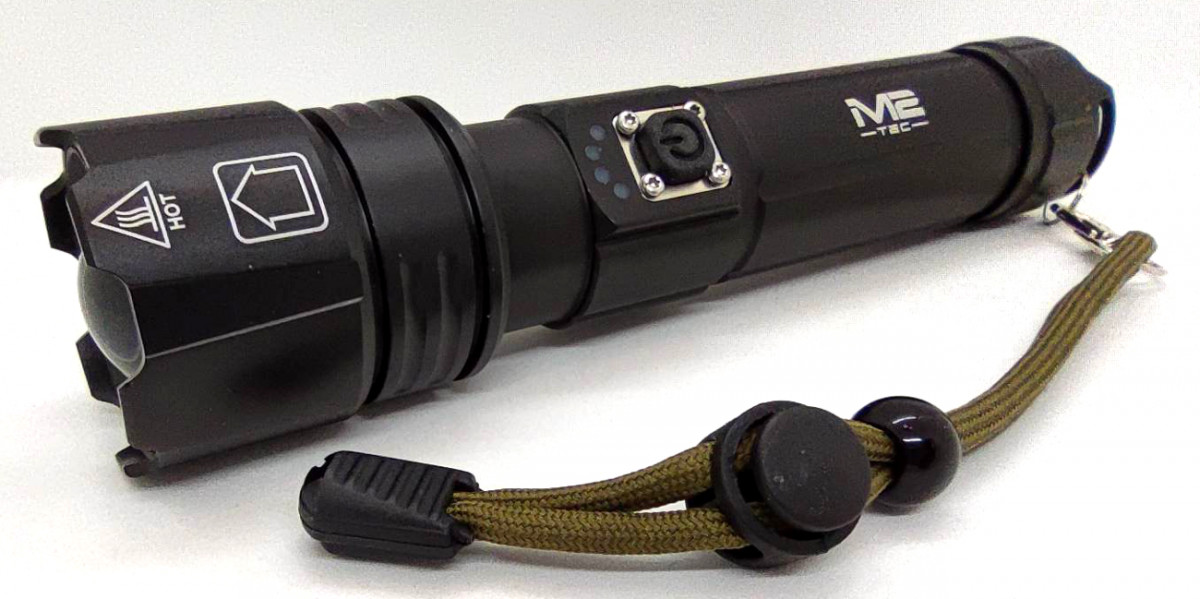 Taschenlampe LED Cree P90 mit Power Akku 8800m/Ah + 2 USB Schnittstellen – Bild 2