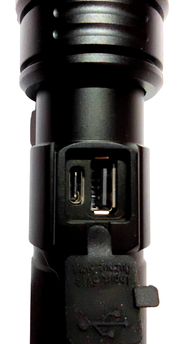 Taschenlampe LED Cree P90 mit Power Akku 8800m/Ah + 2 USB Schnittstellen – Bild 4