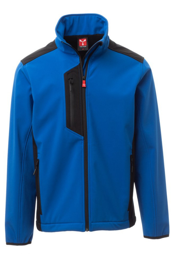 Galway Softshell Jacke königsblau zweifarbig