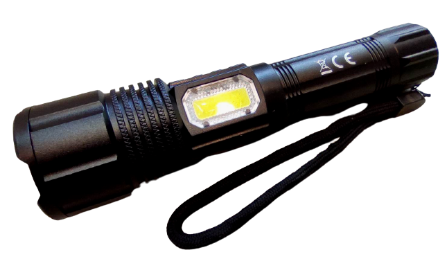 Premium-Taschenlampe BL‑S6‑P50 (LED P50) Zoom, USB, satte Reichweite – Bild 2