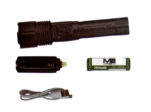 Premium-Taschenlampe BL‑S6‑P50 (LED P50) Zoom, USB, satte Reichweite – Bild 3