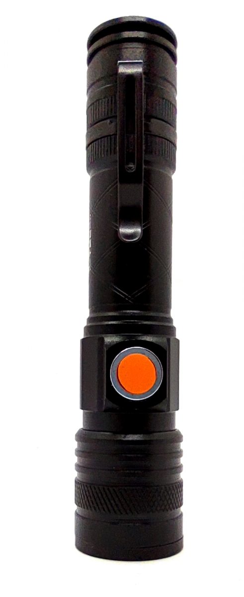 Taschenlampe – Dual-LED, Zoom & USB wiederaufladbar – Bild 5