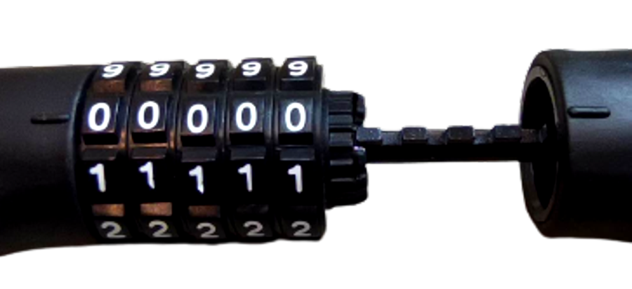 M2-TEC Premium Zahlenschloss – 5-stelliger Schutz für Fahrrad, E-Bike & mehr – Bild 4