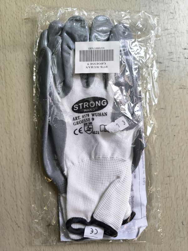 Nitril Handschuhe WUHAN – Stronghand® Größe 9 | Restposten – Bild 2