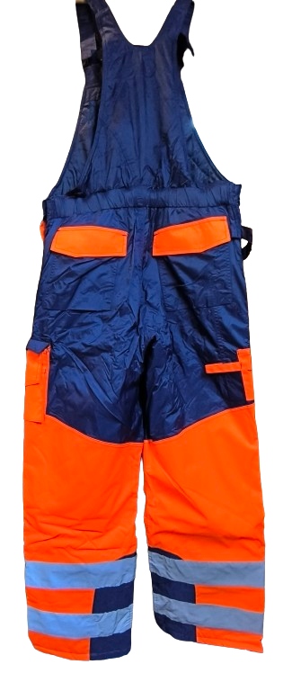 Elysee Warnschutz-Winter-Arbeitslatzhose orange/blau | Restposten Gr. M – Bild 3