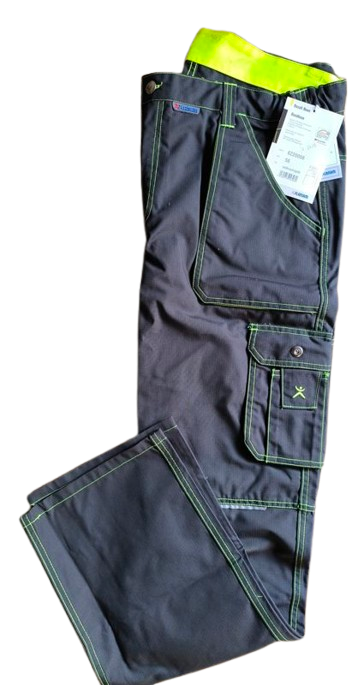 PLANAM Bundhose Basalt Neon – robuste Arbeitshose Ripstop-Optik Gr. 56 Restposten! – Bild 2
