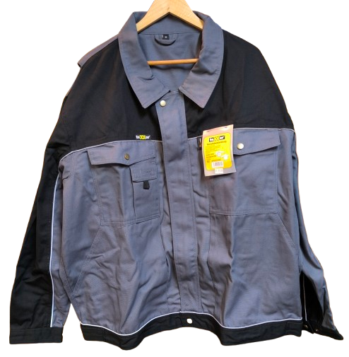 teXXor Bundjacke Rio – robuste Arbeitsjacke grau Gr. 62 Restposten!