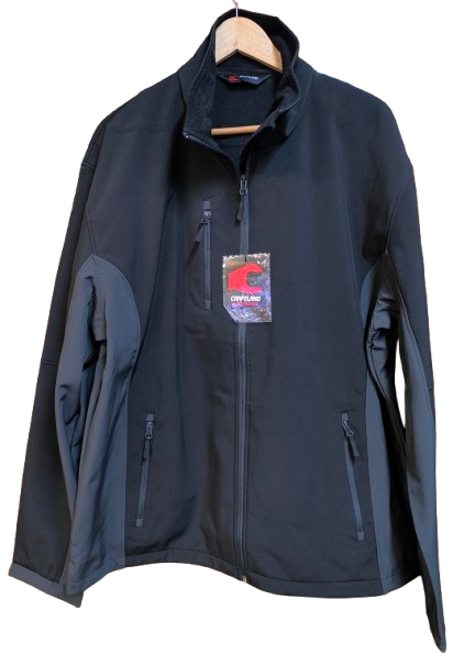 19990 Craftland Softshelljacke schwarz-grau Kronos vorne Restposten