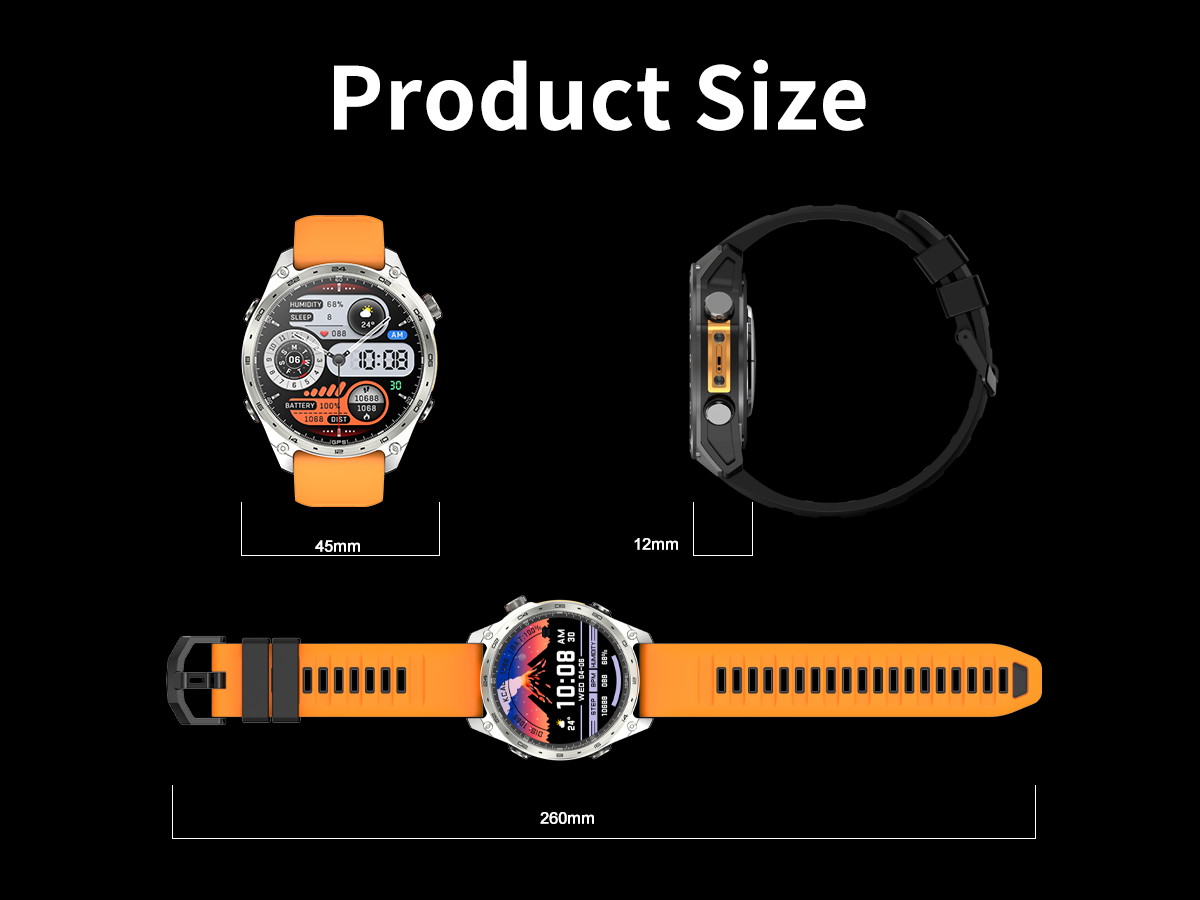 Smartwatch HD300 Pro - 1,43" AMOLED, GPS, 3ATM, 530 mAh – Bild 14