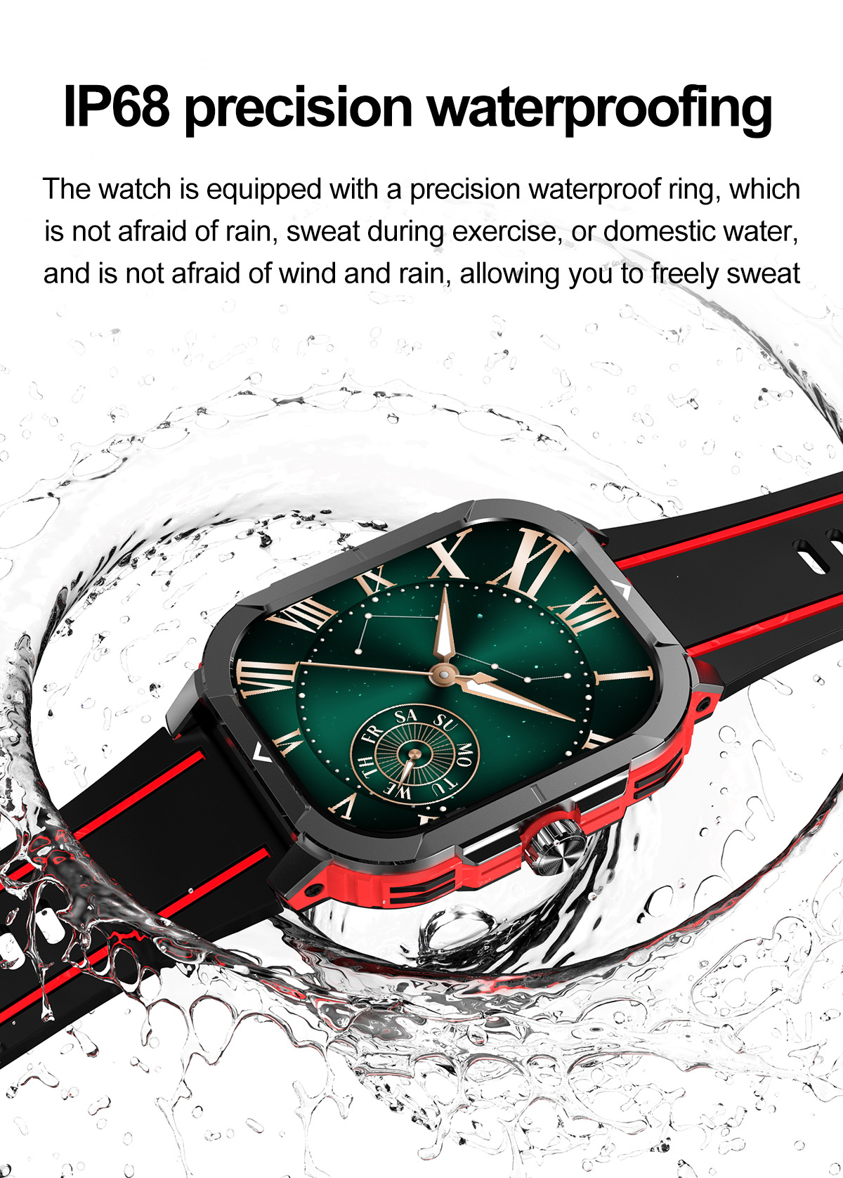 HK56 AMOLED Smartwatch – 2,06″, GPS, NFC, Telefonie, IP68 – Bild 10