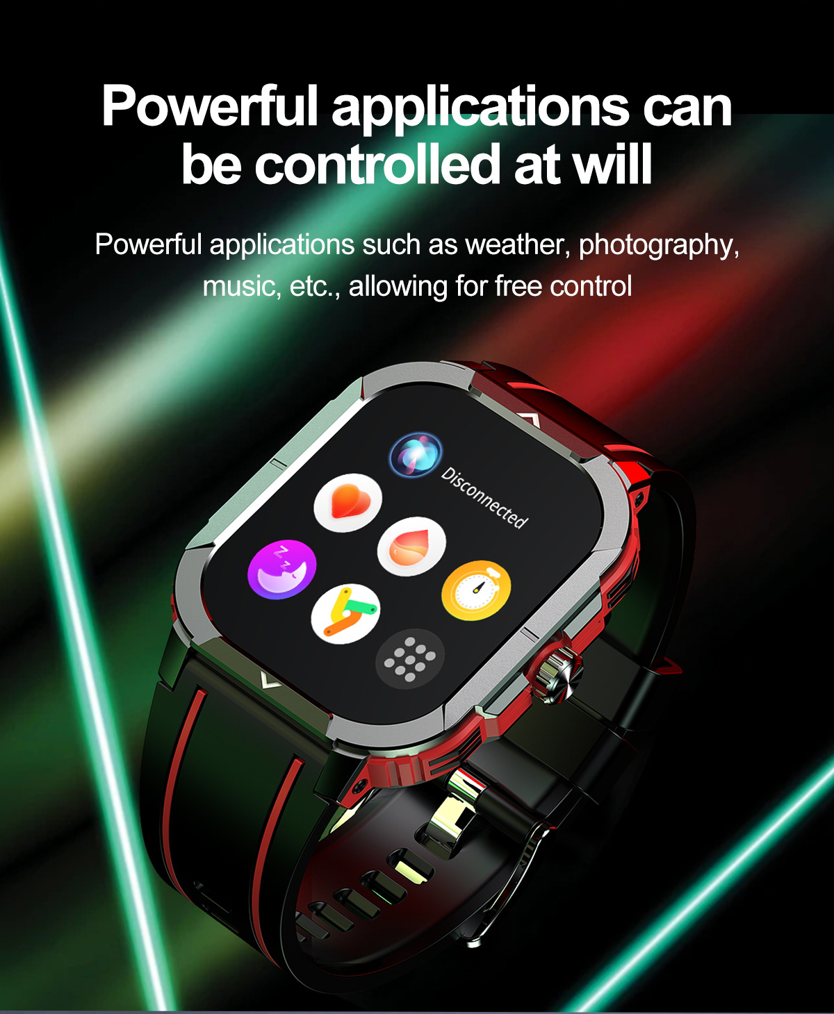 HK56 AMOLED Smartwatch – 2,06″, GPS, NFC, Telefonie, IP68 – Bild 15