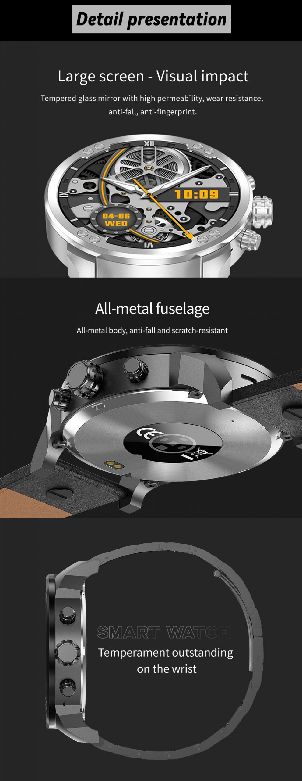 ST99 Outdoor Smartwatch 1,8″ HD (360×360) • GPS • IP68 • 900 mAh – Bild 16