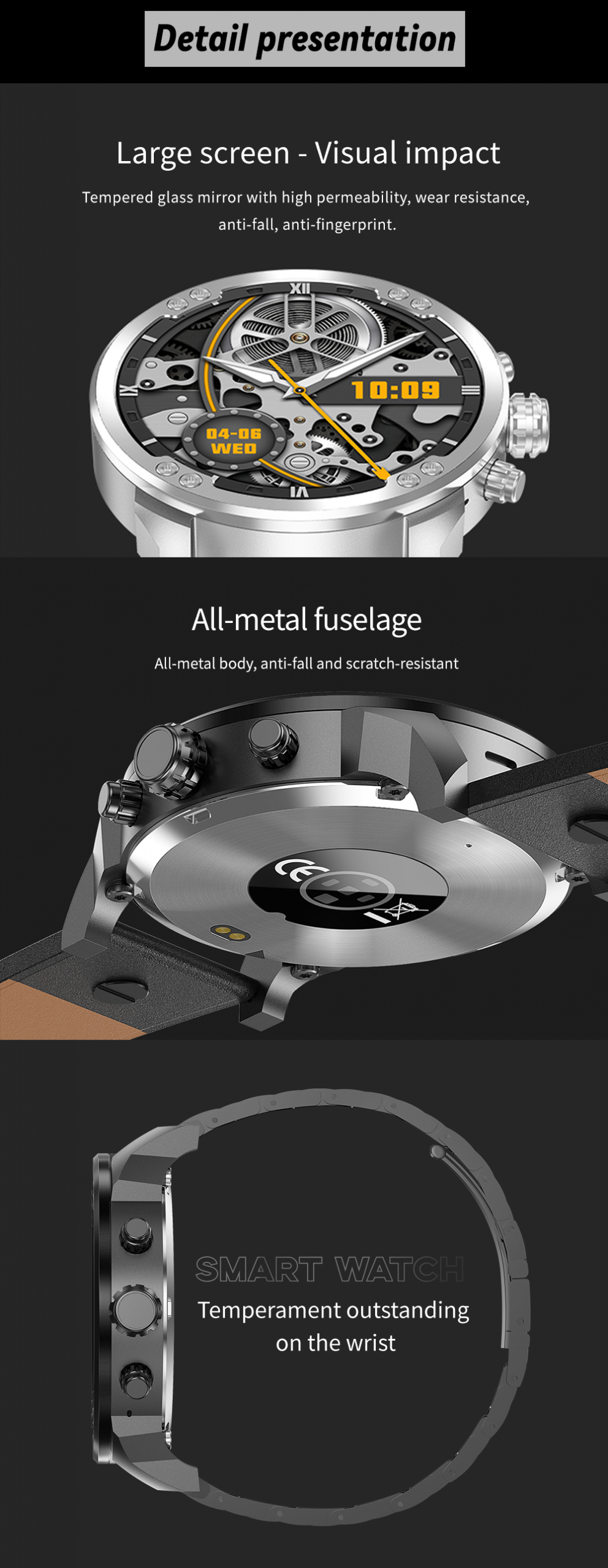 ST99 Outdoor Smartwatch 1,8″ HD (360×360) • GPS • IP68 • 900 mAh – Bild 16