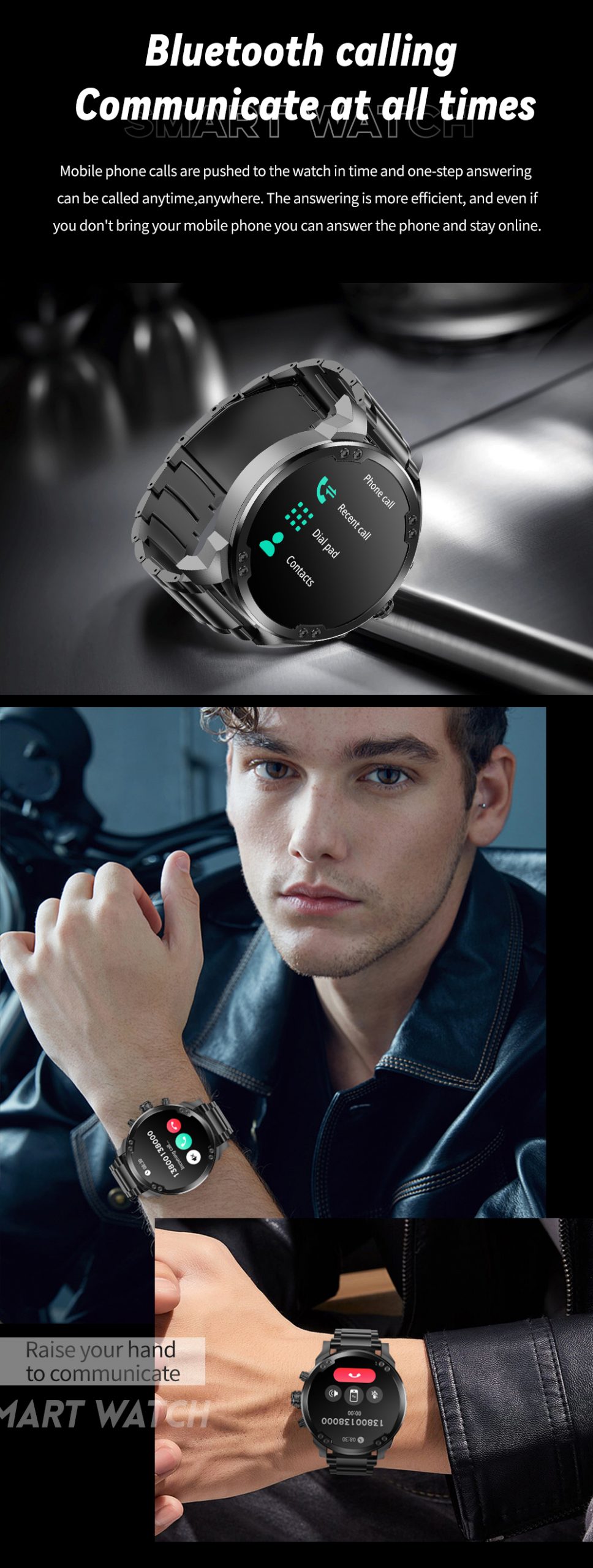 ST99 Outdoor Smartwatch 1,8″ HD (360×360) • GPS • IP68 • 900 mAh – Bild 5