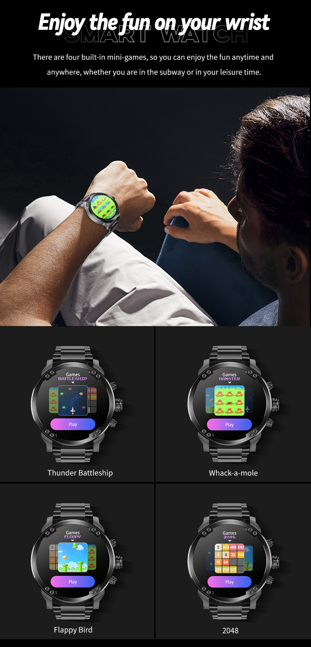 ST99 Outdoor Smartwatch 1,8″ HD (360×360) • GPS • IP68 • 900 mAh – Bild 6