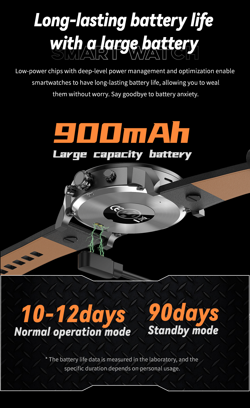 ST99 Outdoor Smartwatch 1,8″ HD (360×360) • GPS • IP68 • 900 mAh – Bild 7