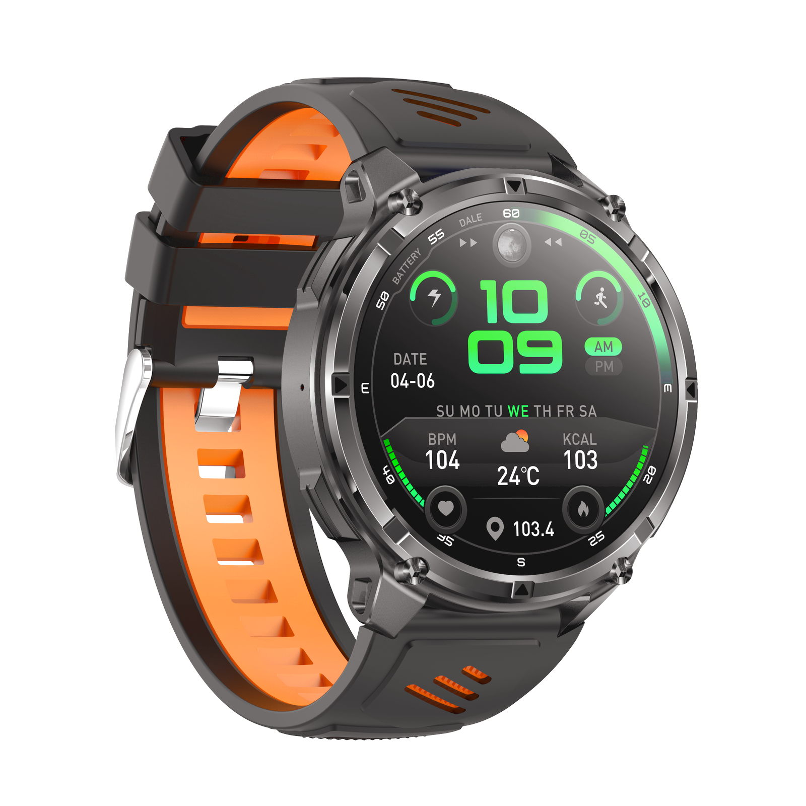 HT33 Smartwatch – Bluetooth Uhr mit Telefonfunktion, 1100 mAh Akku, IP68, Herzfrequenz, Blutdruck, Schlaf & Sportmodi – Bild 21