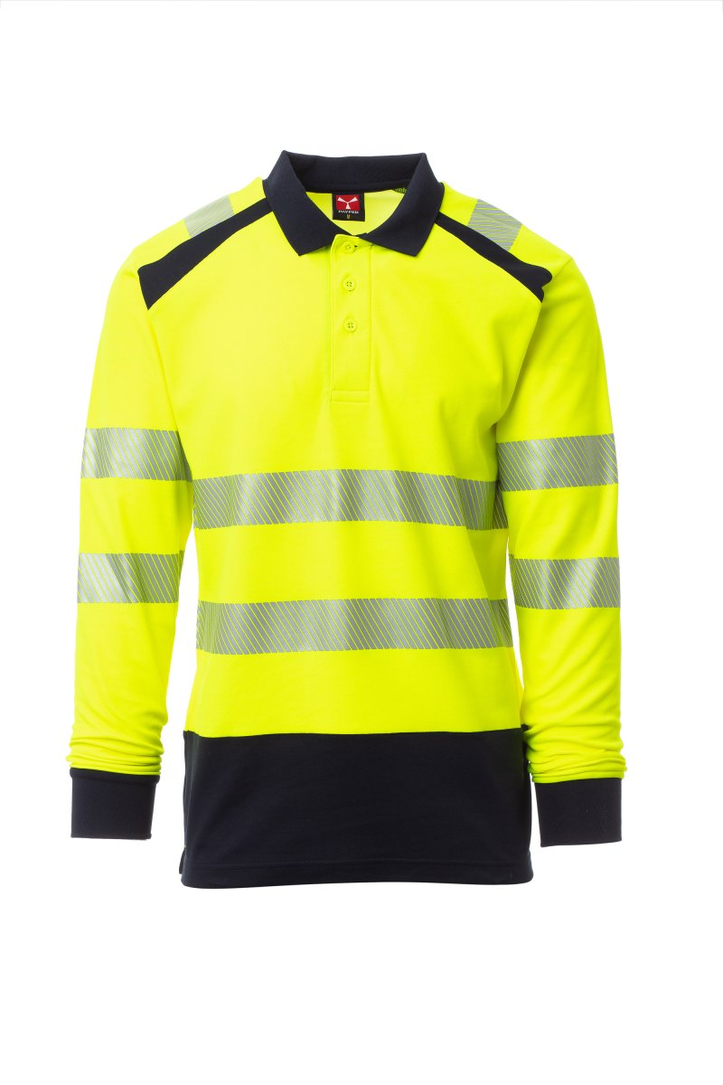 ROAD Langarm Herren Poloshirt
