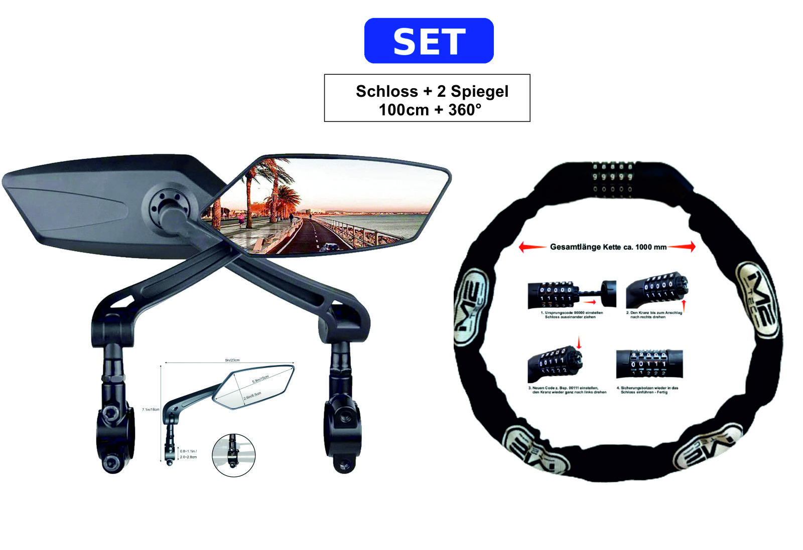 Fahrrad Sicherheits-Set