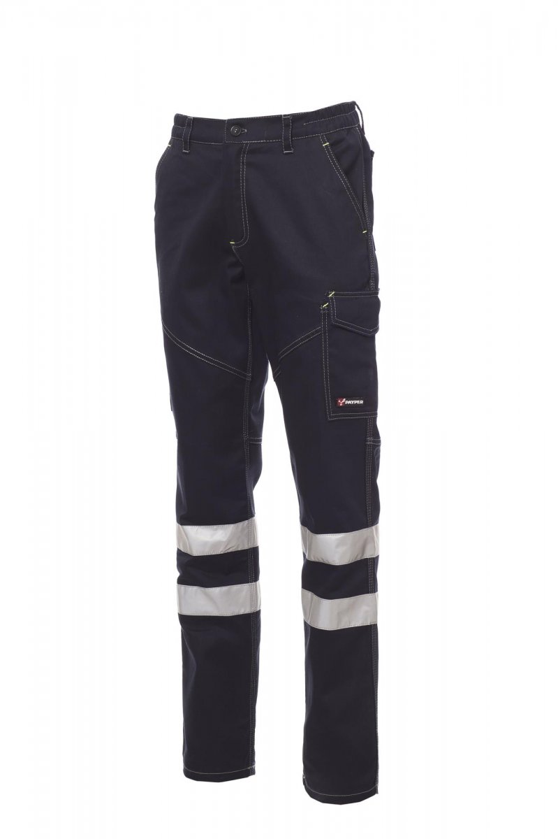 Payper WORKER REFLEX Arbeitshose Herren – Baumwolle mit Reflexstreifen