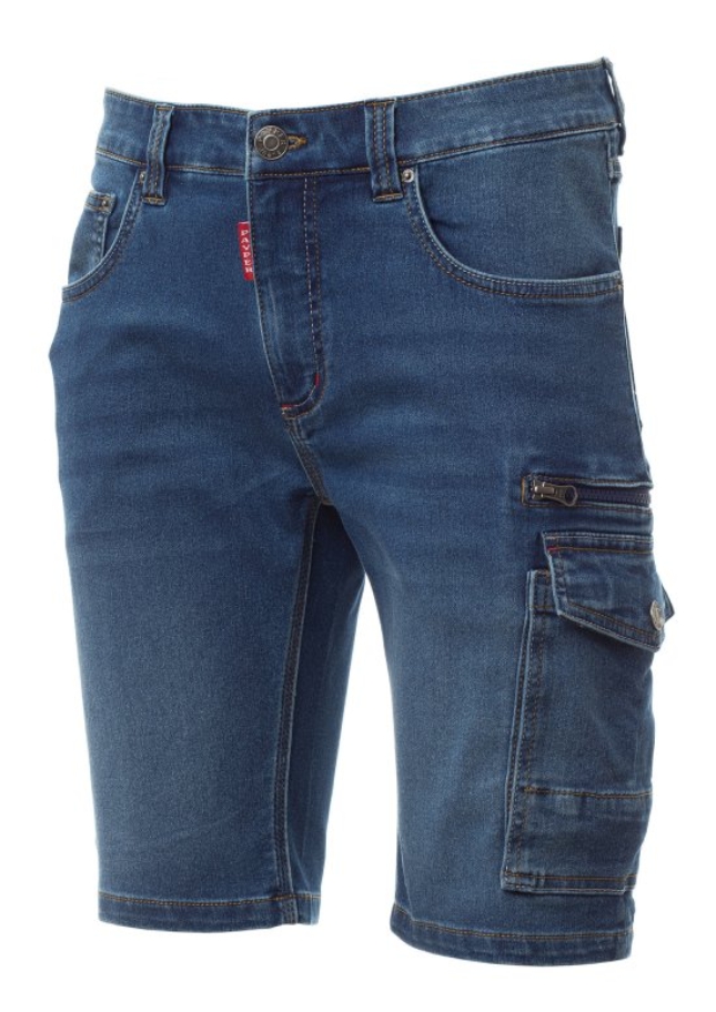 Payper WEST Cargo Shorts Herren Blau – Bild 3