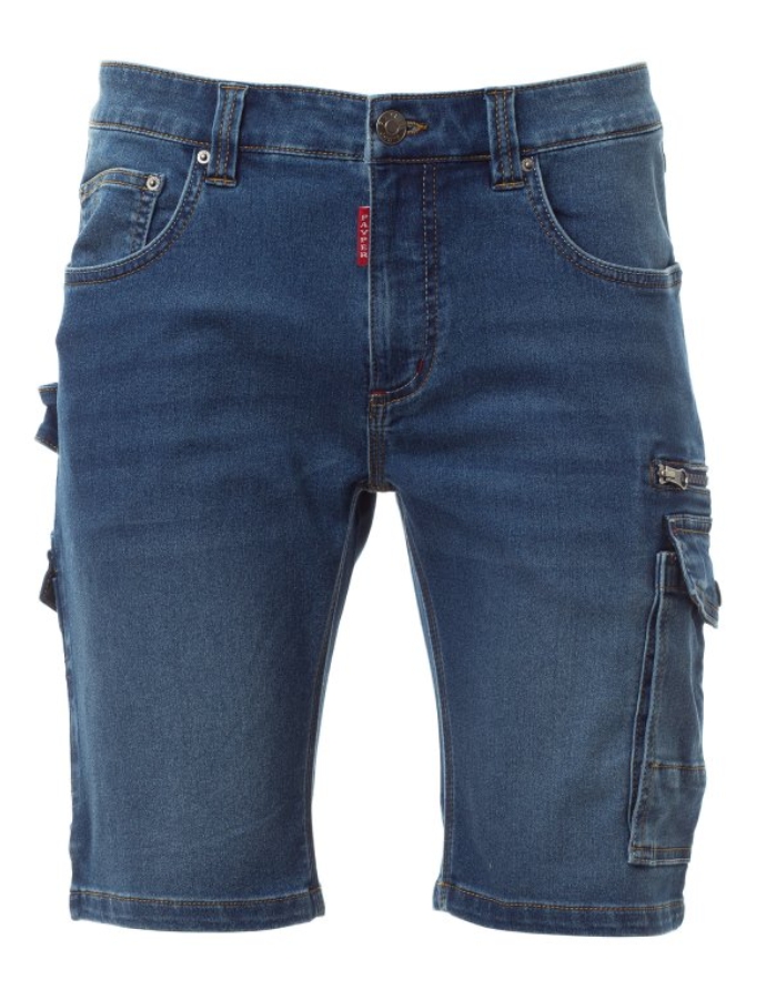 Payper WEST Cargo Shorts Herren Blau – Bild 4