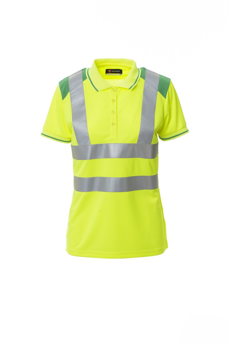 Payper GUARD+ LADY Damen Warnschutz-Poloshirt Kurzarm – EN ISO 20471 Klasse 2 – Bild 2