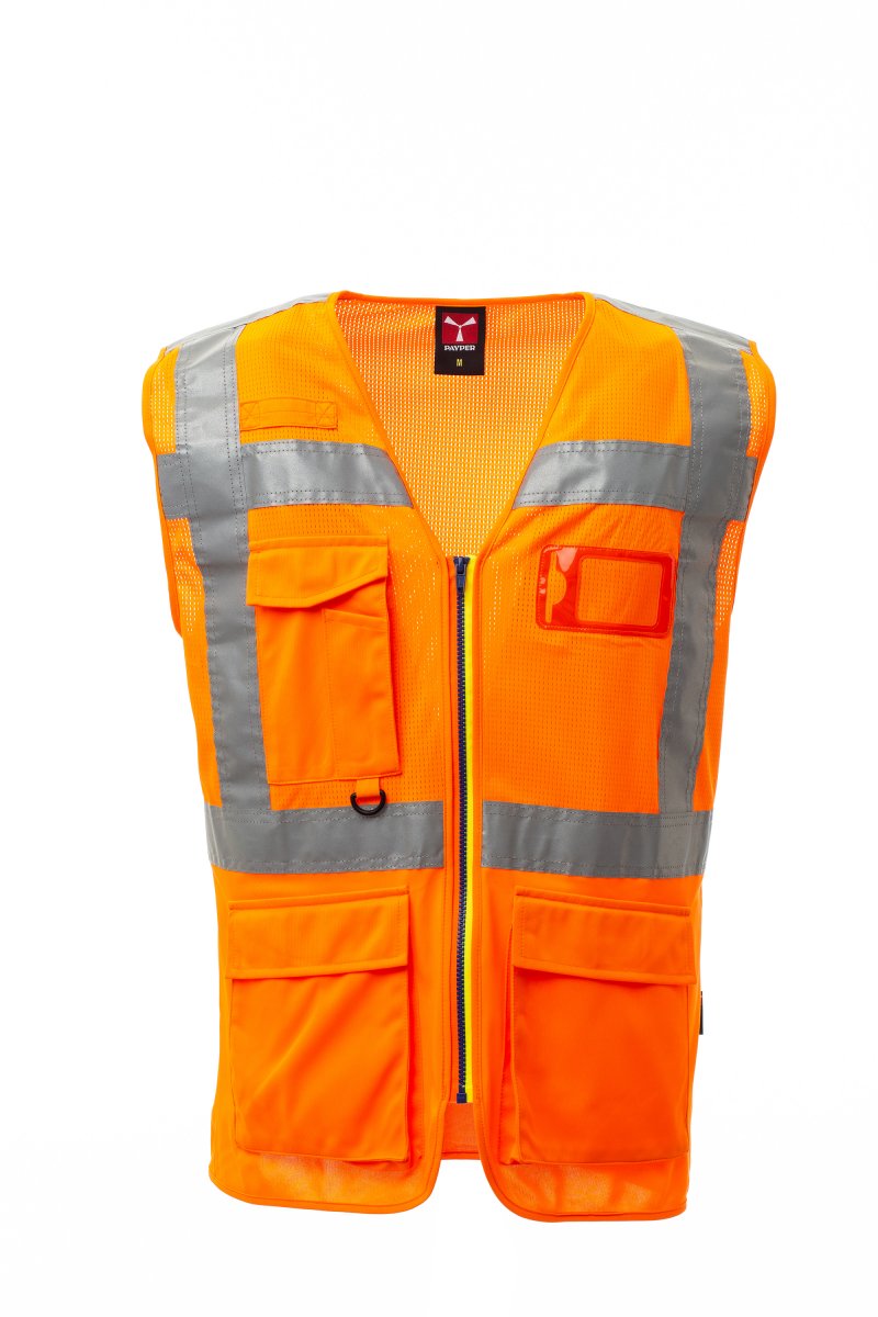Payper EXTRA MESH Unisex Warnschutz-Meshweste – EN ISO 20471 Klasse 2
