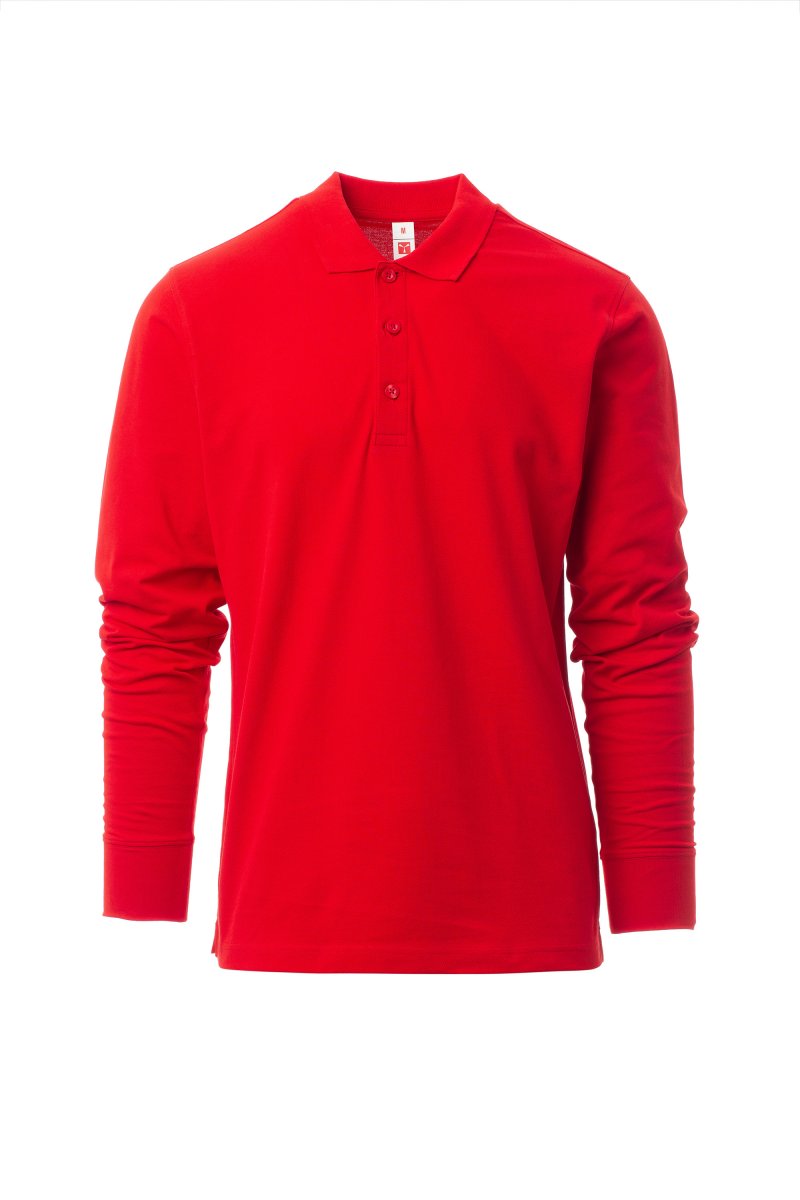 Payper VERONA Herren Poloshirt Langarm – Baumwolle 185 g/m²