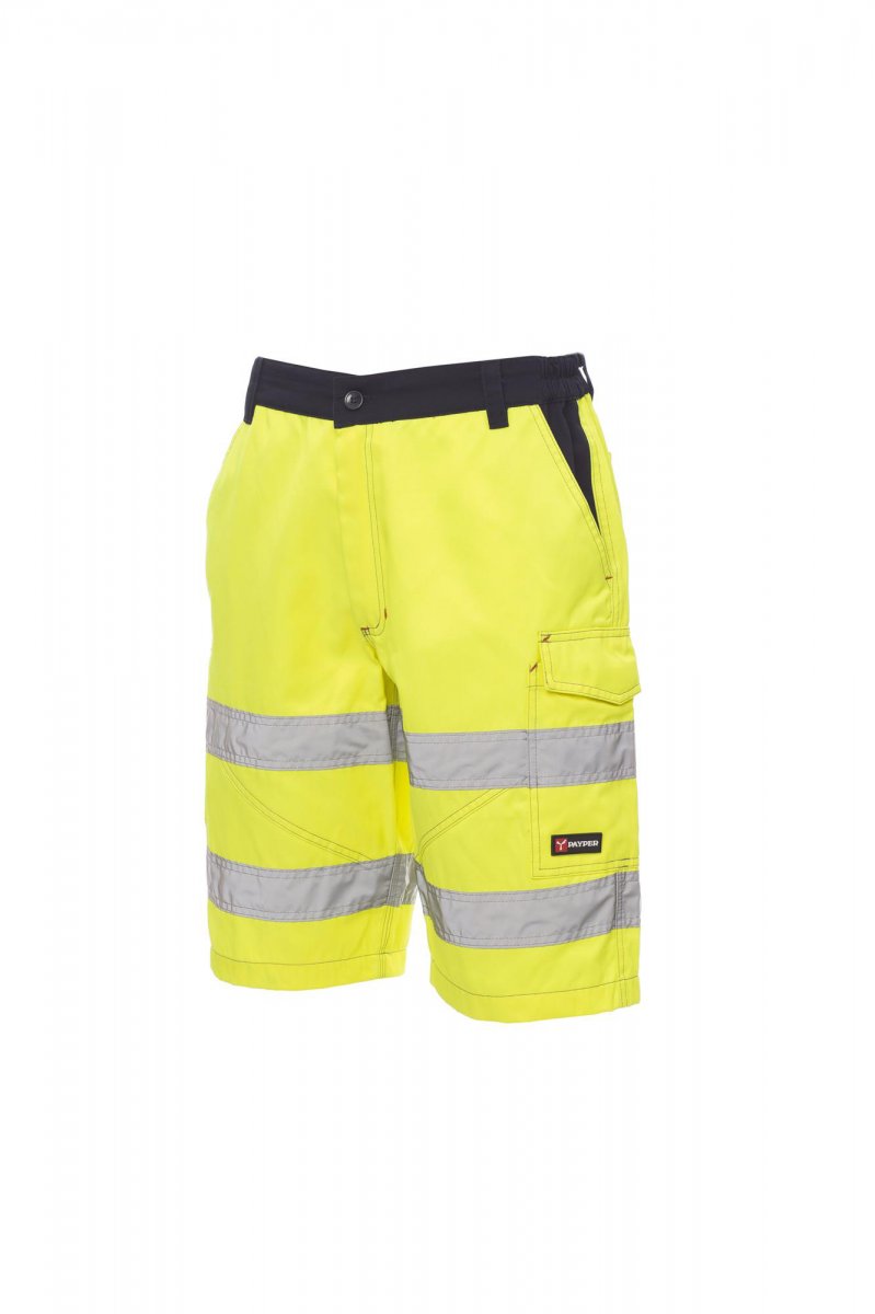 Payper CRAFT High-Visibility Shorts Herren – Reflexstreifen 250 g/m²