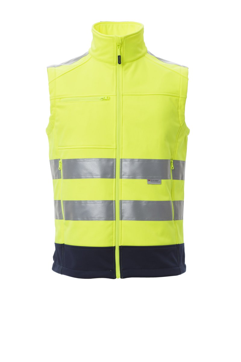 Payper TRAFFIC Herren Warnschutz-Softshellweste – EN ISO 20471 Klasse 2 – Bild 2