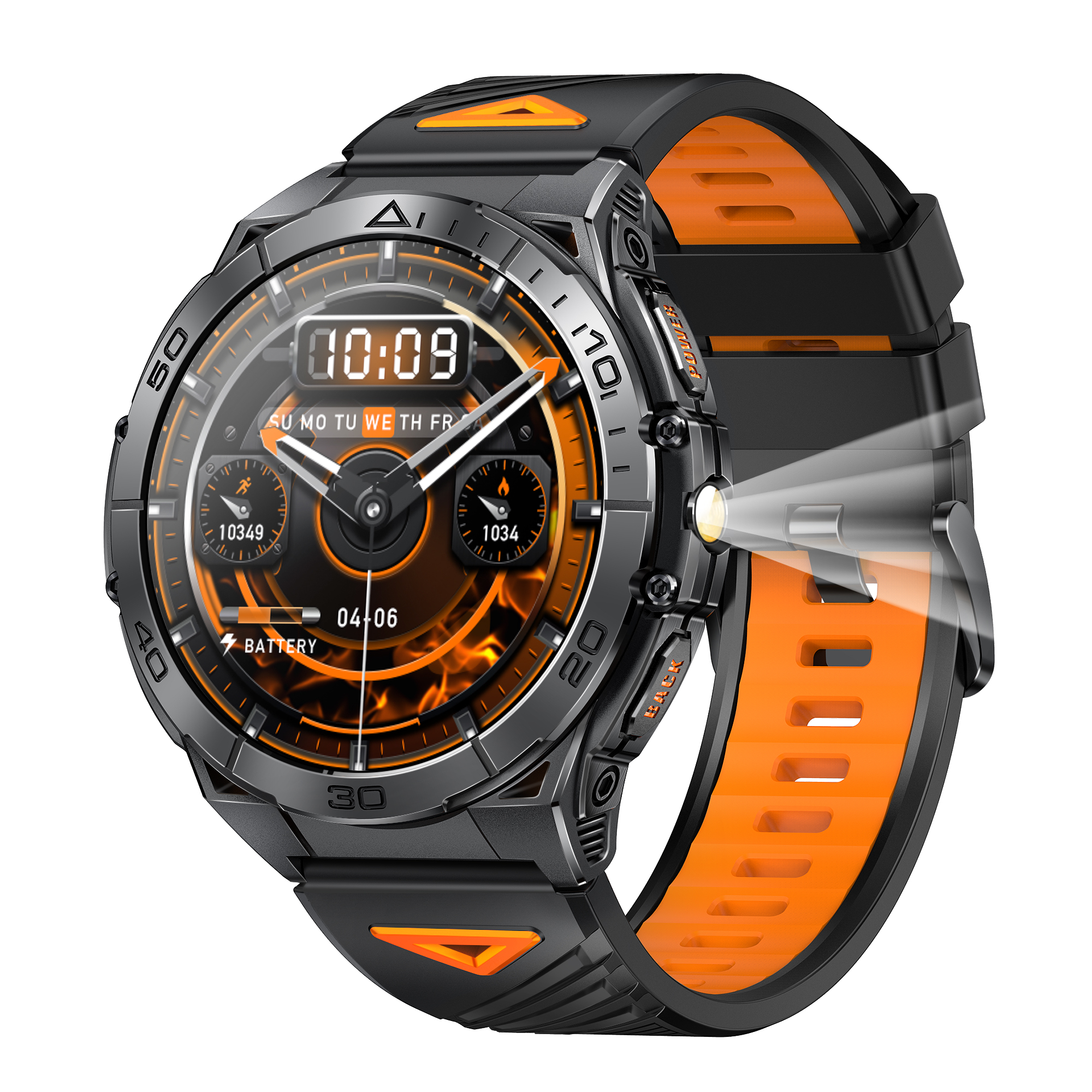 SENBONO K71 AMOLED Smartwatch – 1,6 Zoll, 600 mAh, IP68 & Telefonfunktion