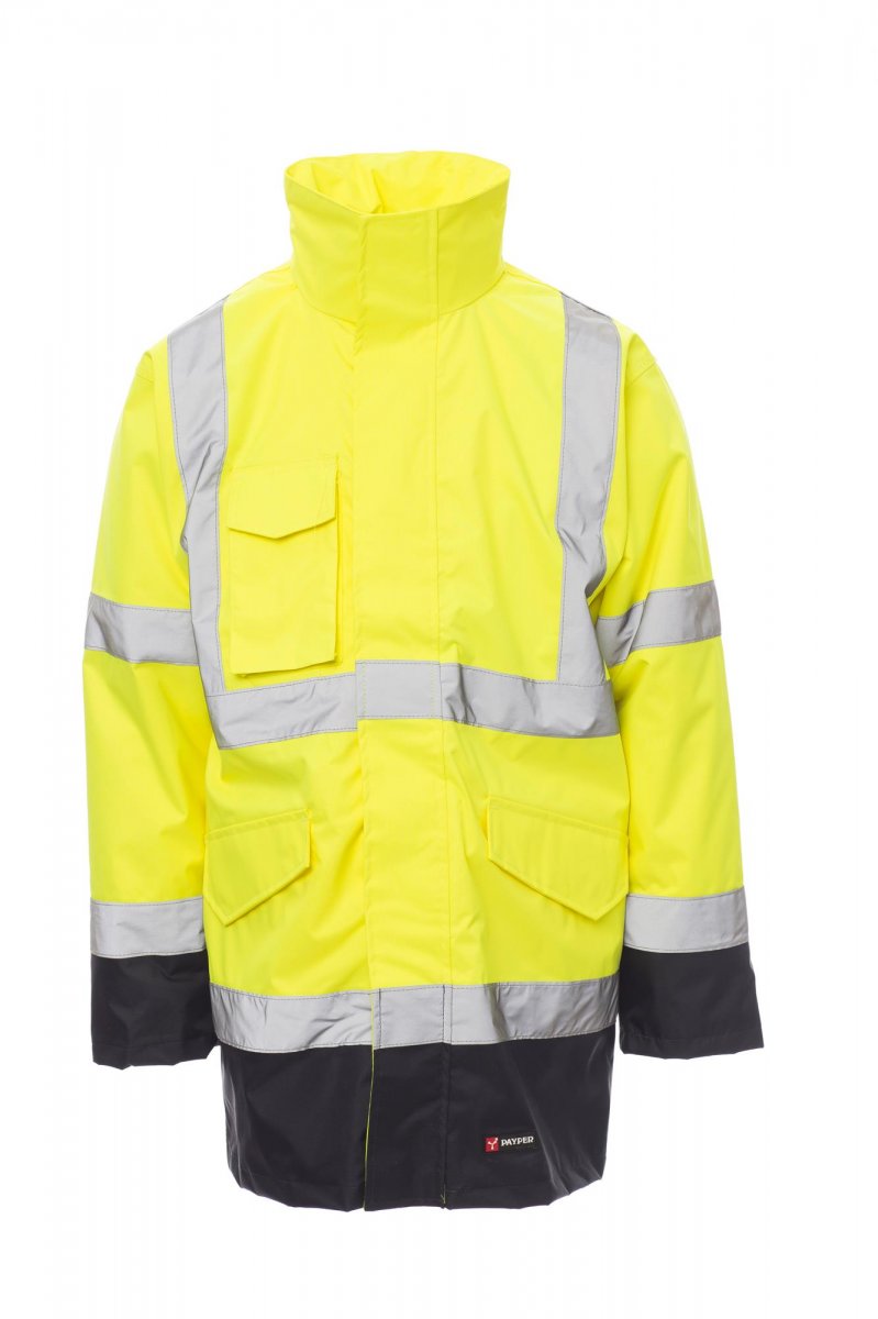 Payper DOCKYARD Herren 4-in-1 Warnschutzparka – EN ISO 20471 Klasse 3/2 – Bild 2