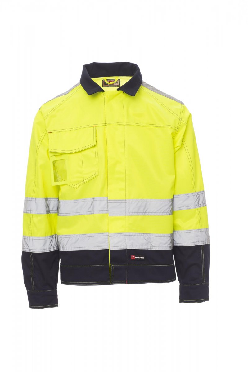 Payper SAFE HI-VI Herren Warnschutzjacke – EN ISO 20471 Klasse 2 – Bild 2