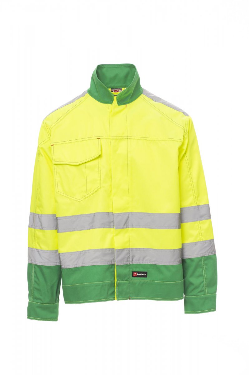 Payper SAFE HI-VI Herren Warnschutzjacke – EN ISO 20471 Klasse 2 – Bild 3