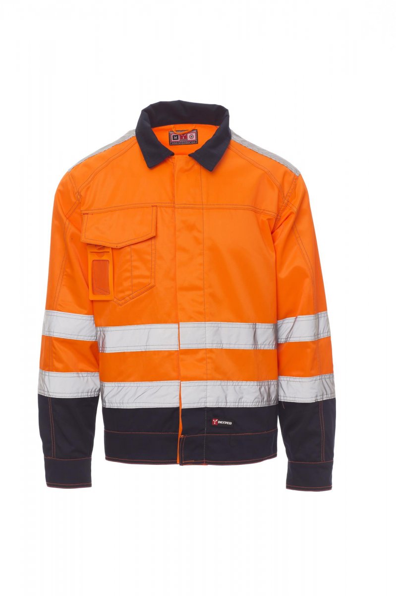 Payper SAFE HI-VI Herren Warnschutzjacke – EN ISO 20471 Klasse 2