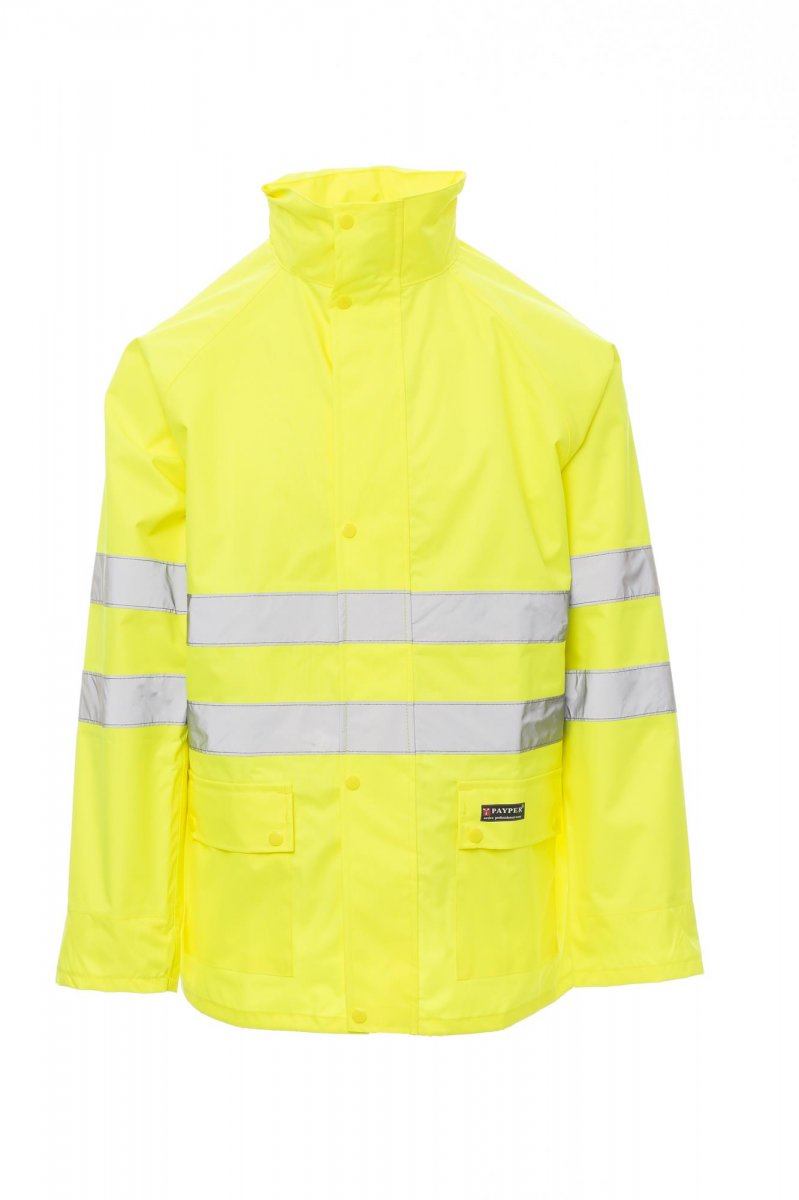 Payper HURRICANE-JACKET Herren Warnschutz-Regenjacke – EN ISO 20471 Klasse 3 – Bild 2