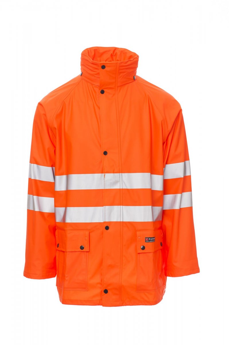 Payper RIVER-JACKET Herren Warnschutz-Regenjacke – EN ISO 20471 Klasse 3